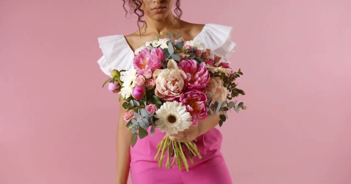 Ramos peonías a a domicilio