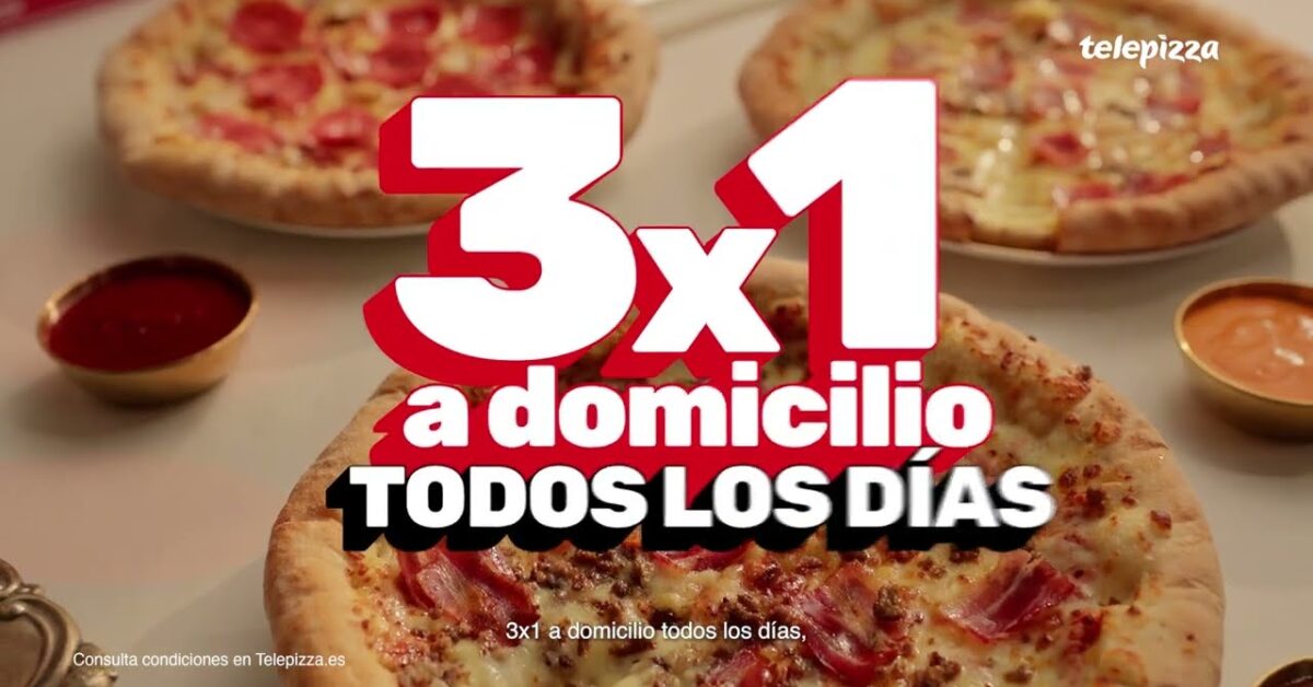 Telepizza a a domicilio pago con tarjeta