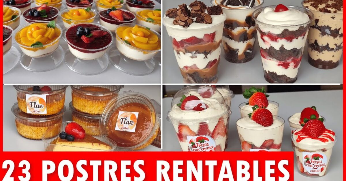 Postres caseros a a domicilio